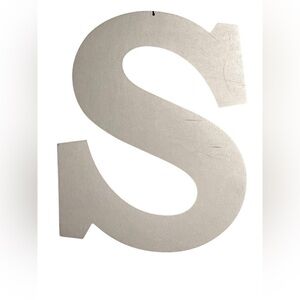 Hanging “S” Shaped Letter